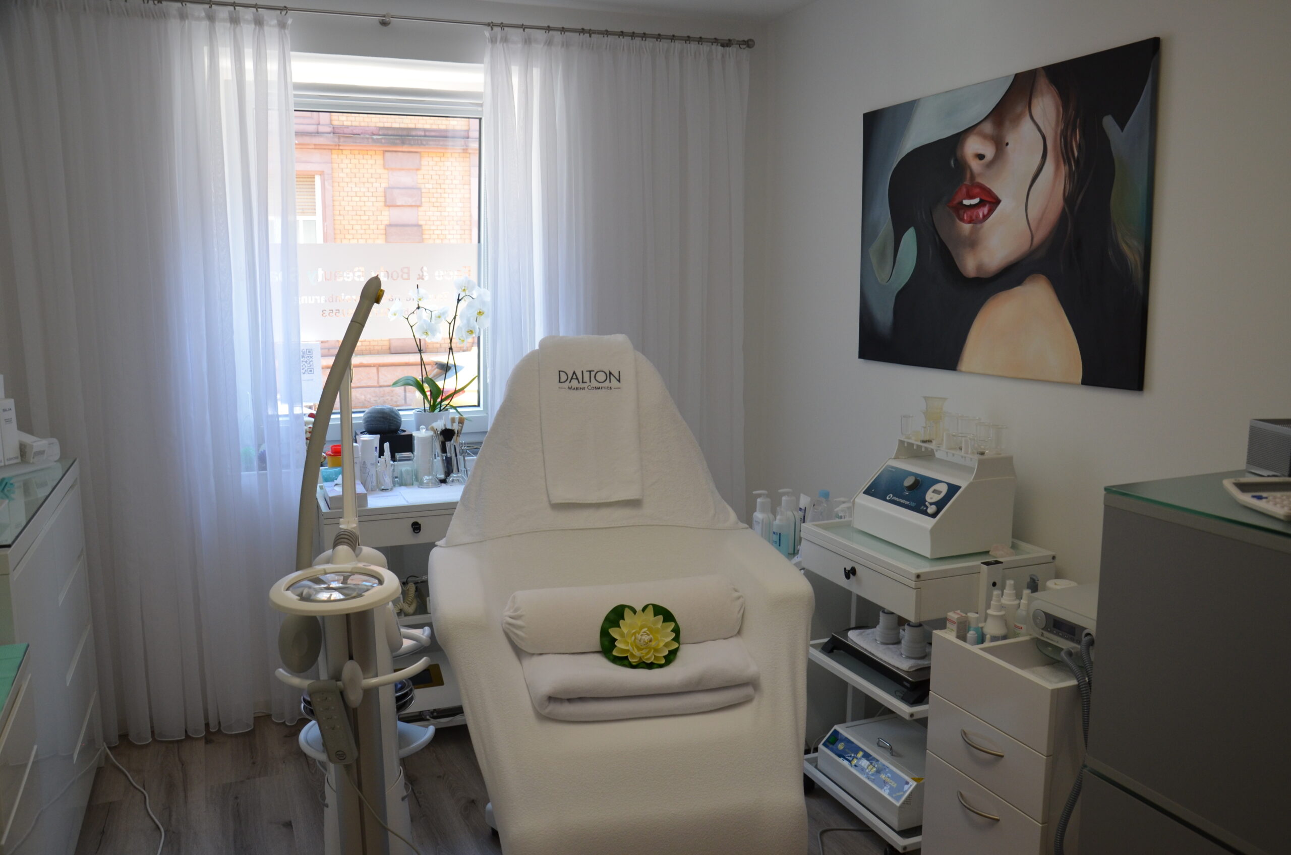 Behandlungsraum von My Beauty & Health in Frankfurt-Bockenheim